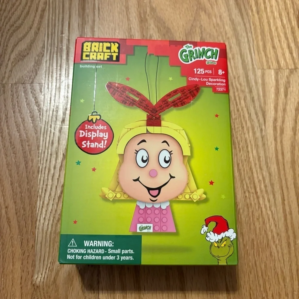 Brick Craft The Grinch Cindy-Lou Sparkling Decoration Building Set NEW